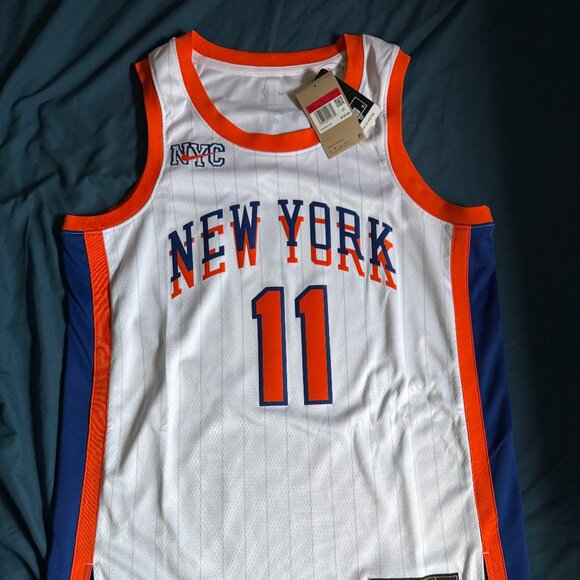 Jalen Brunson New York Knicks Nike 2025 City Edition Swingman Jersey 48 LARGE